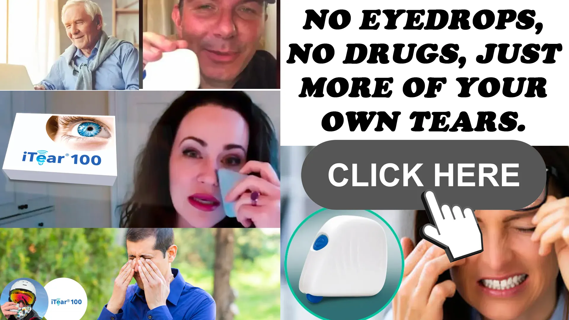 The iTEAR100 Difference in Managing Dry Eyes
